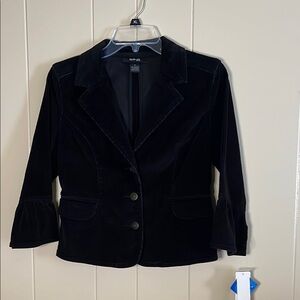 Style & Co Black Blazer Classic Suit Jacket
